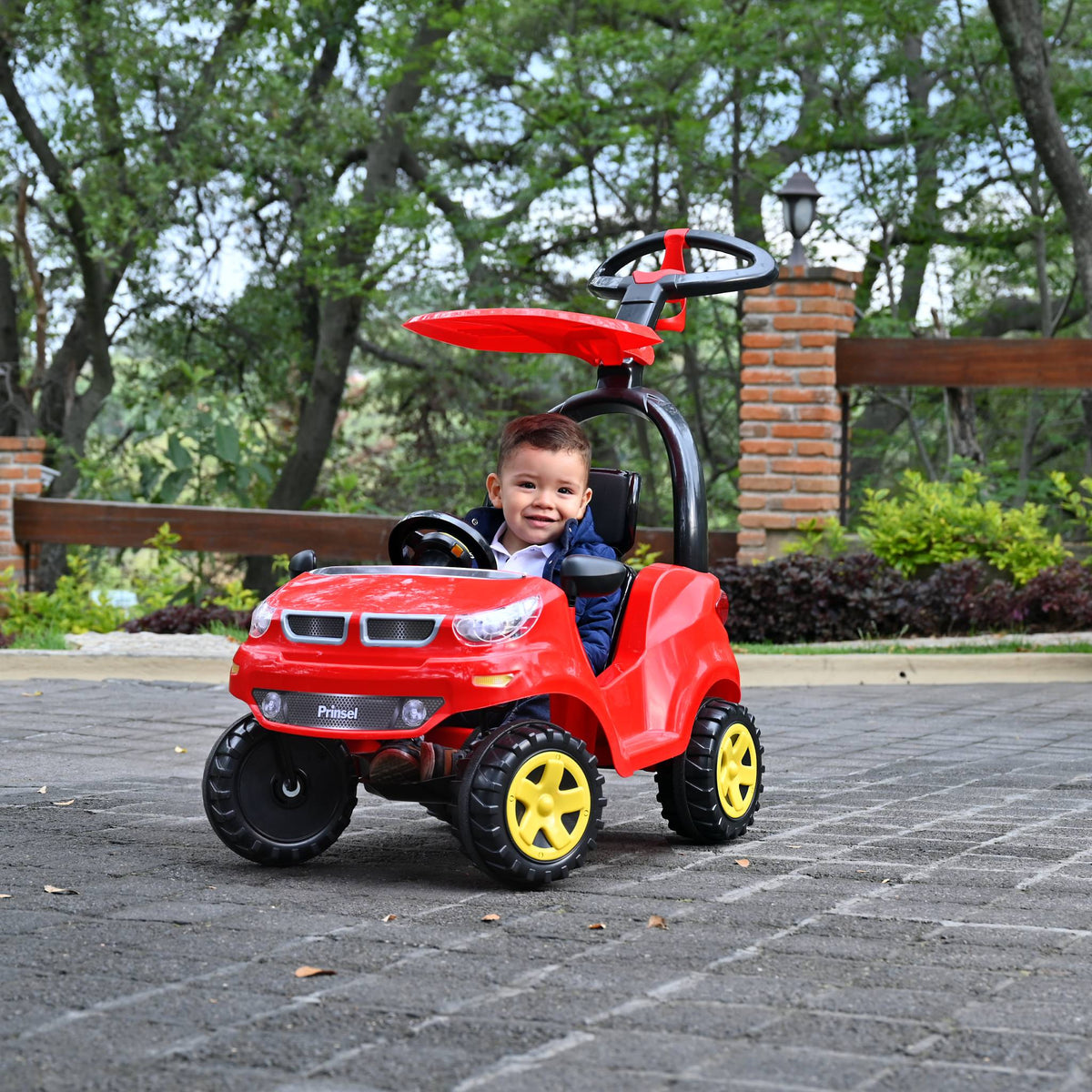 Carro Montable Montable Prinsel Push Car Adventure Rojo Carro