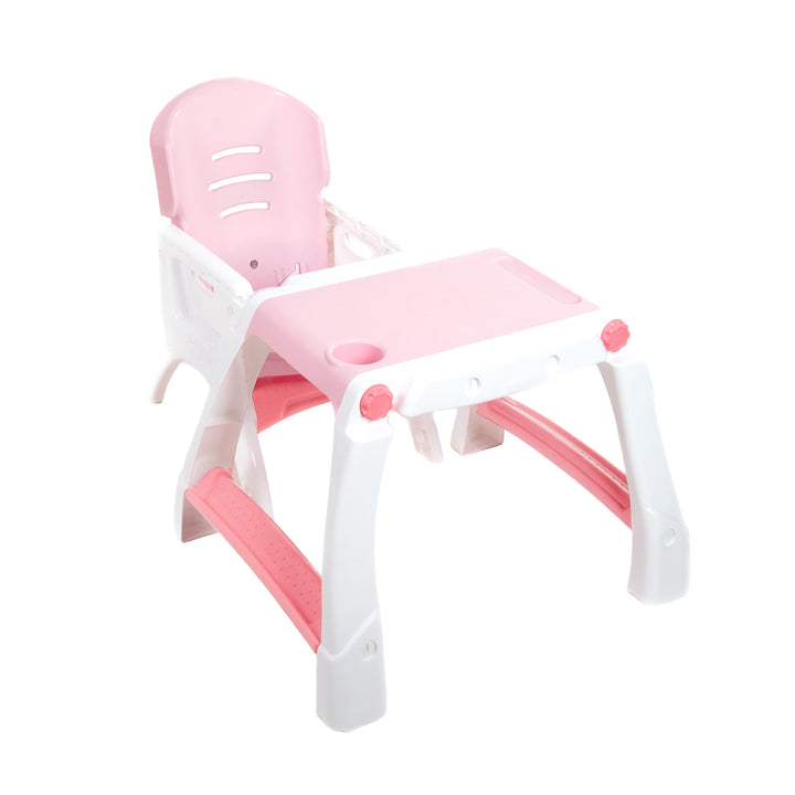 Silla Alta Prinsel Caddy 2 en 1 Rosa