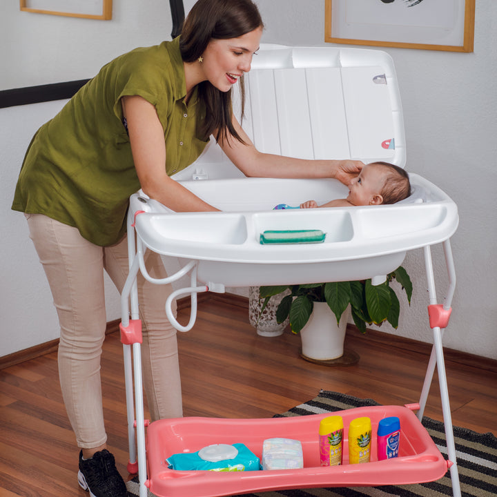 Bañera Prinsel Milán Triángulos Rosa