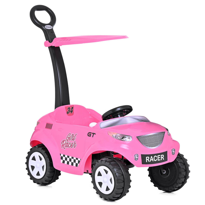 Model Toy Car Rosa Bus Push Car Prinsel Corsa Rosa