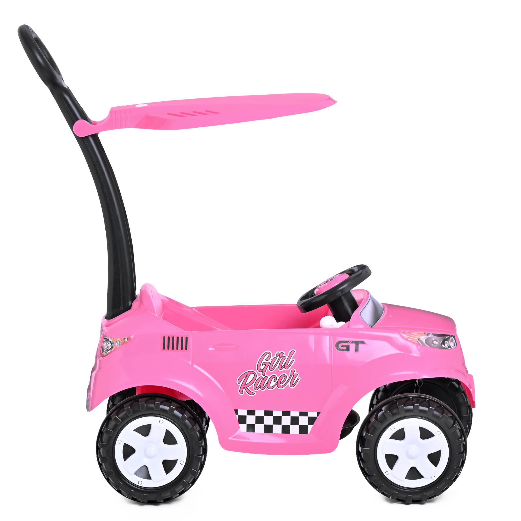 Model Toy Car Rosa Bus Push Car Prinsel Corsa Rosa