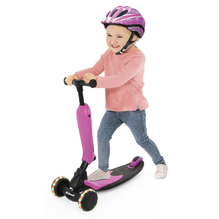 Scooter Prinsel Design 2 en 1 Rosa