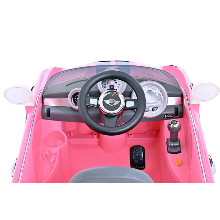 Auto Eléctrico Prinsel Mini Cooper Rosa