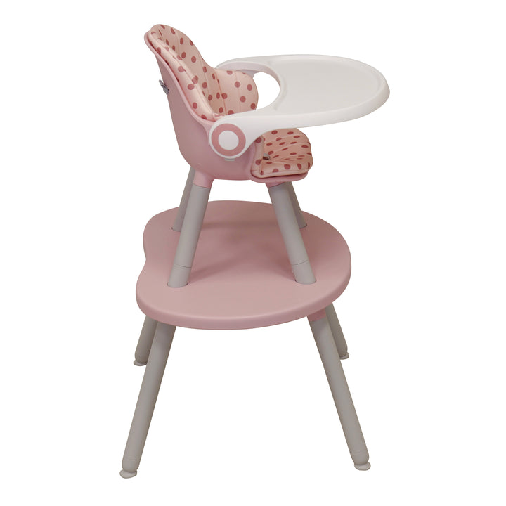 Silla Alta Prinsel Bistro 3 en 1  Rosa